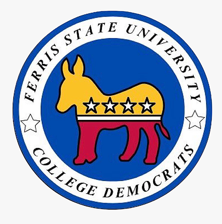 'Ferris State' Dems logo