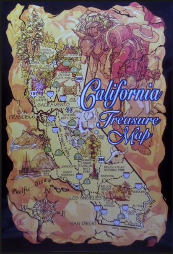 California Treasure Map