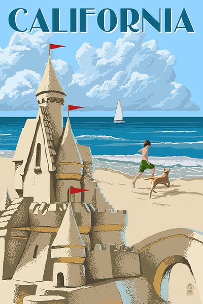 California - Sandcastle