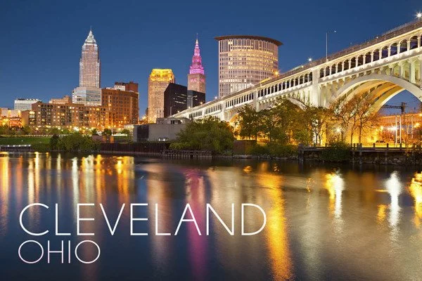 Cleveland, OH at Night