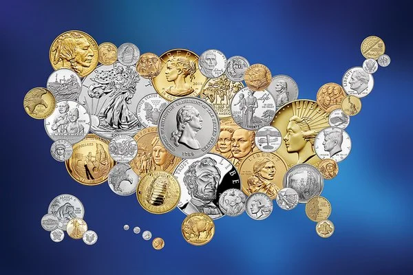 USA Coin Map