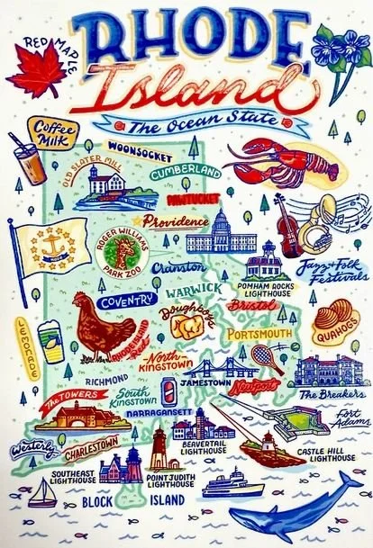 Bit More Detailed Map of RI