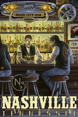 Nashville, TN - Saloon Scene