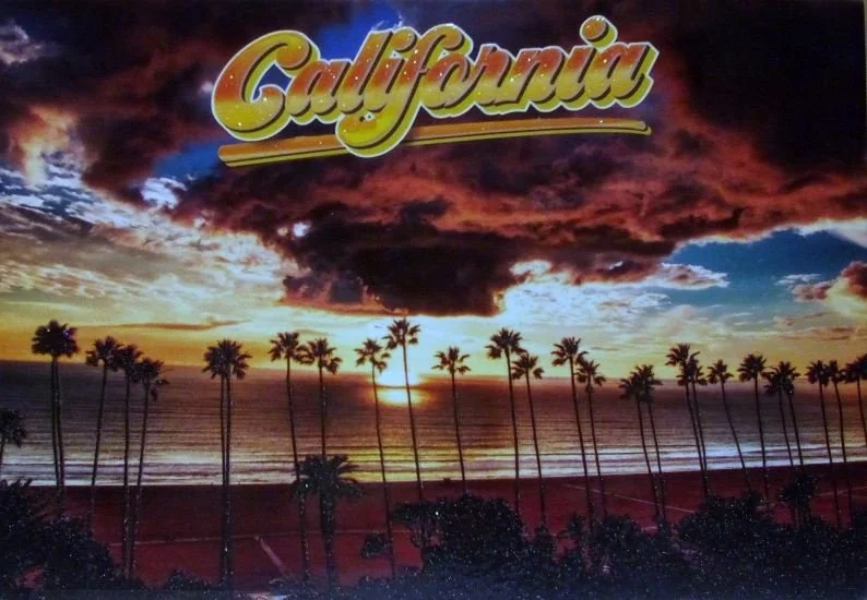 [GLITTER] Palm Trees Along CA Coast