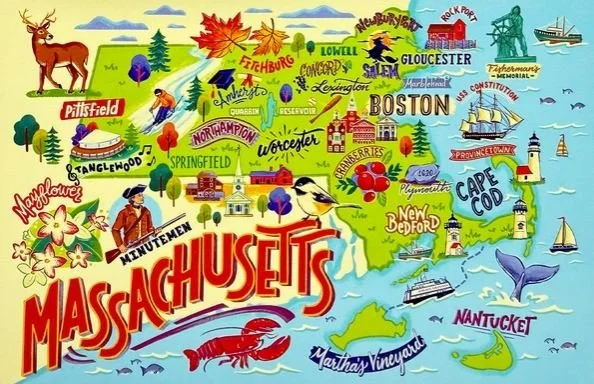 Map of Massachusetts