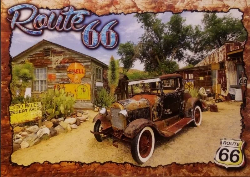 Vintage Car on Route 66