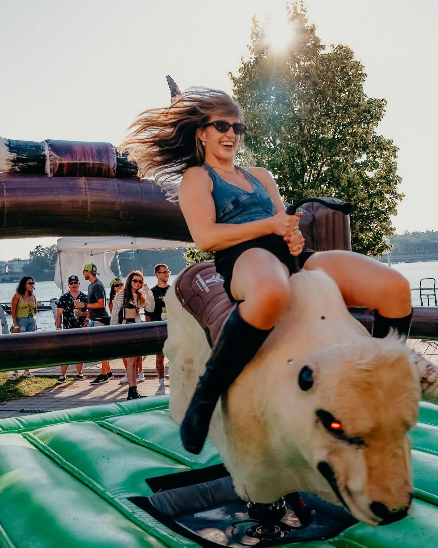 Think you can stay on longer than your friends? 🤠🌊

The inflatable mechanical bull might be making a comeback to Lakeside Live 2026&hellip; 👀

Who&rsquo;s riding first on July 25th? 🎶☀️
Tickets + announcements coming soon.