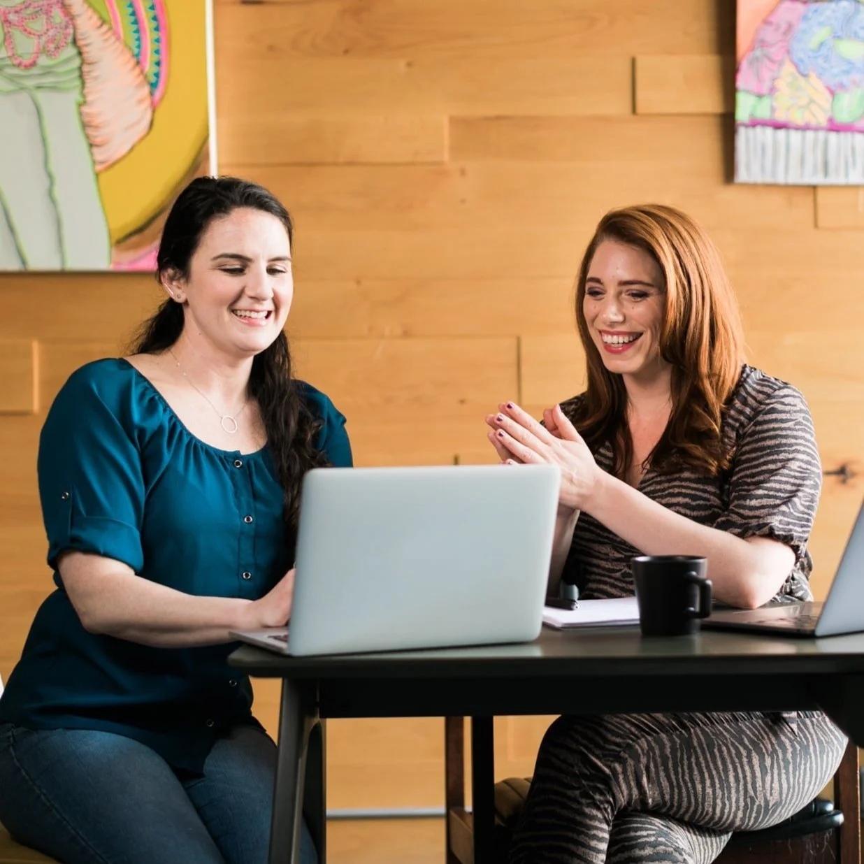 Liz Morrison in a 1:1 Story Coaching session with a client
