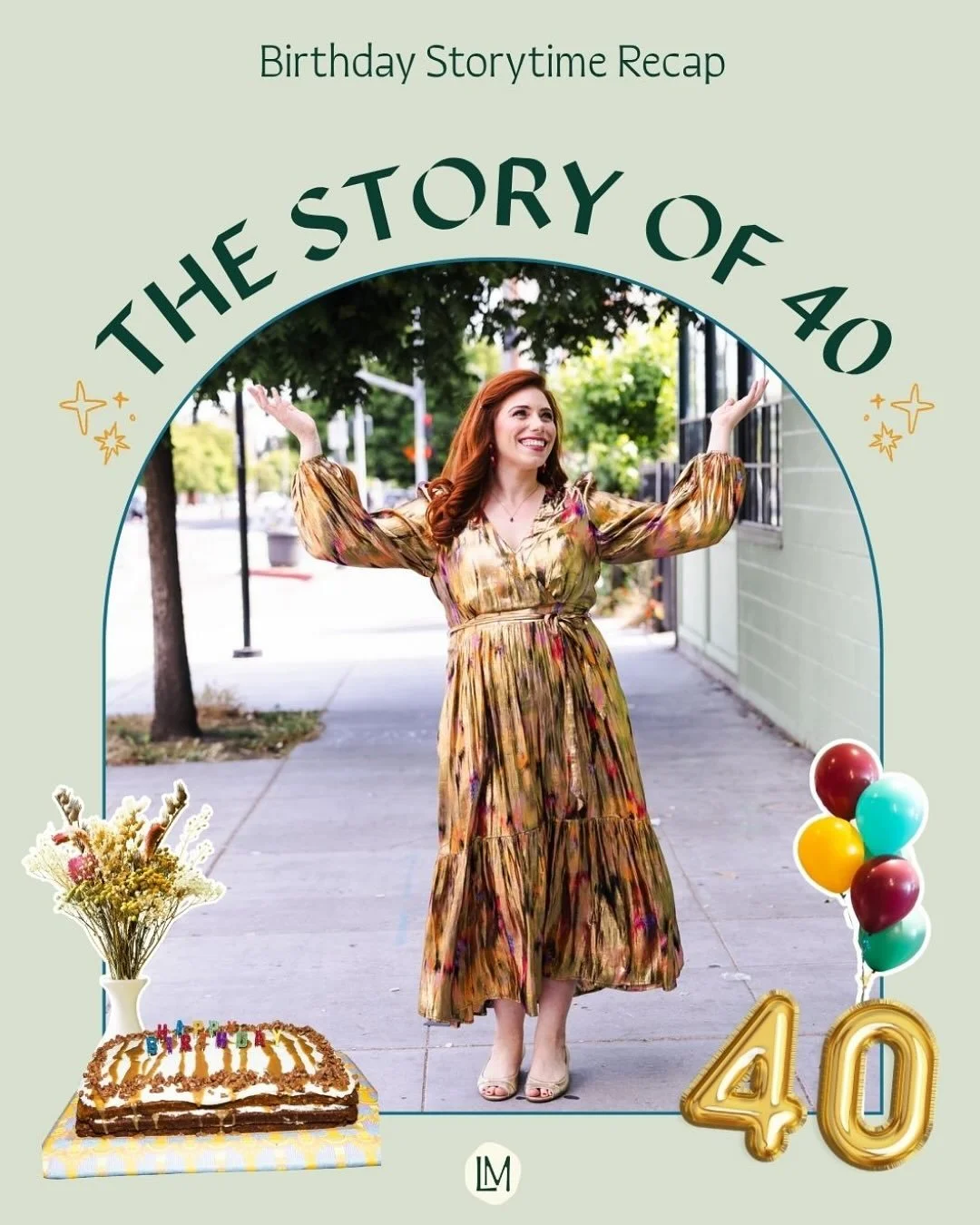 Plot twist: I threw myself an elaborate story-based 40th birthday party and it changed everything ✨

I asked my friends to celebrate me by coming to this big celebration, which honestly felt a little self-indulgent at first. 

But it wasn&rsquo;t&mda