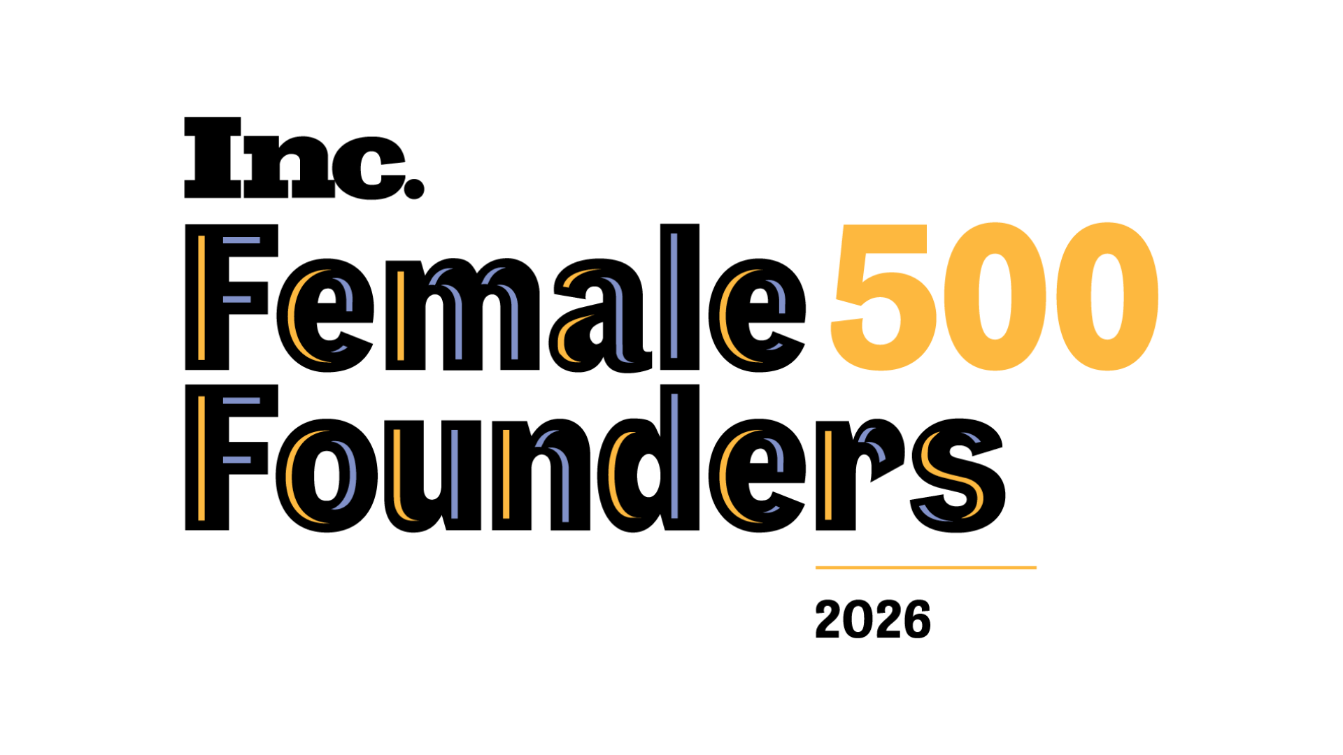 Inc. Female Founders 500 2026 logo