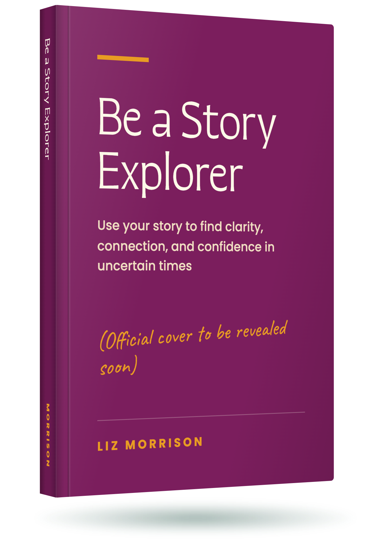 Be a Story Explorer book by Story Coach Liz Morrison, coming fall 2027