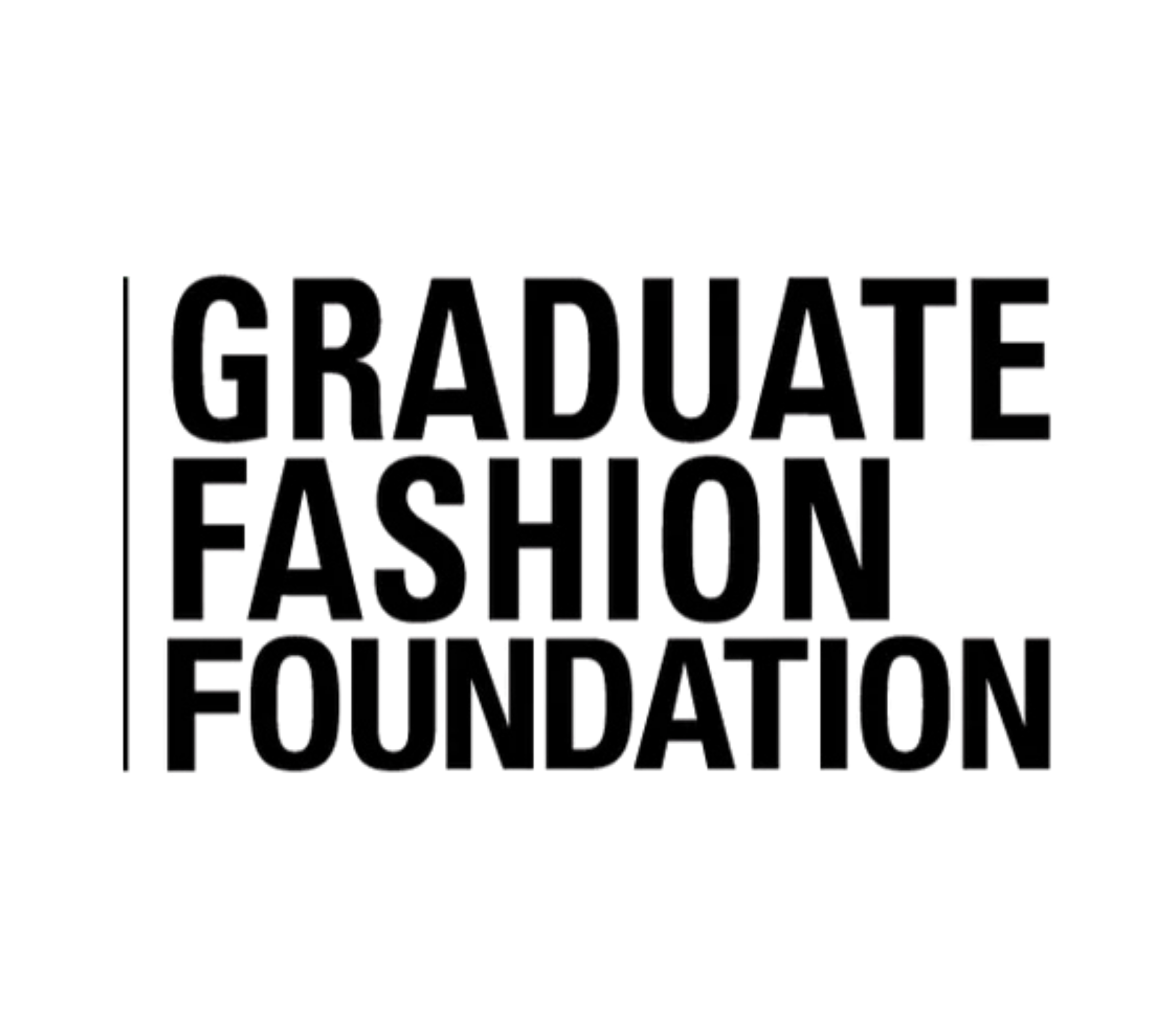 Black text logo on white background that reads 'GRADUATE FASHION FOUNDATION' in uppercase.