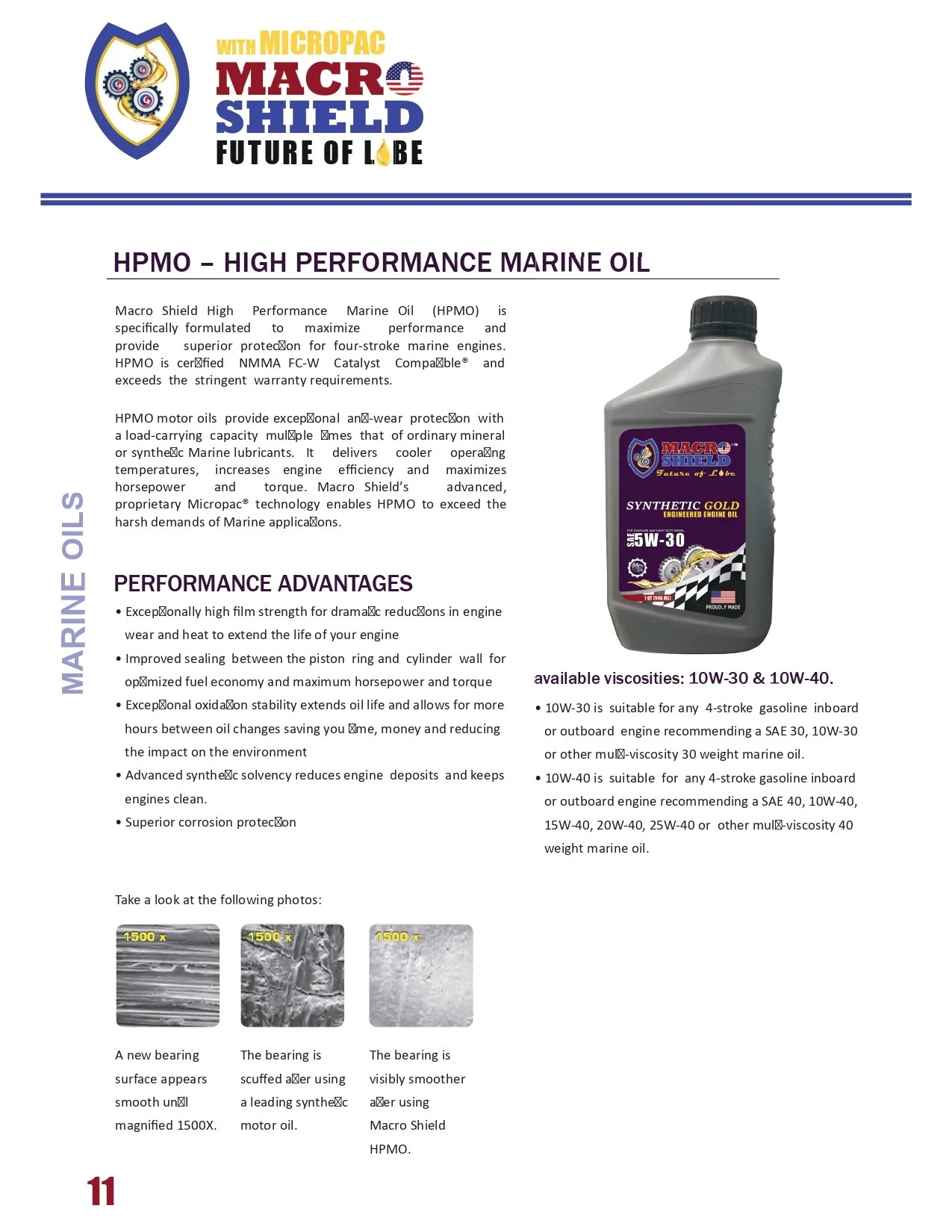 HPMO - High Performance Marine Oil