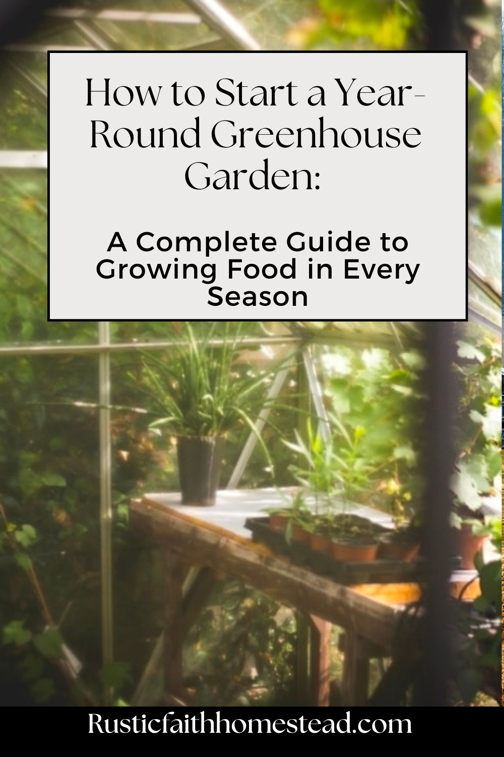 How to Start a Year-Round Greenhouse Garden: A Complete Guide to Growing Food in Every SeasonHow to Start a Year-Round Greenhouse Garden: A Complete Guide to Growing Food in Every SeasonHow to Start a