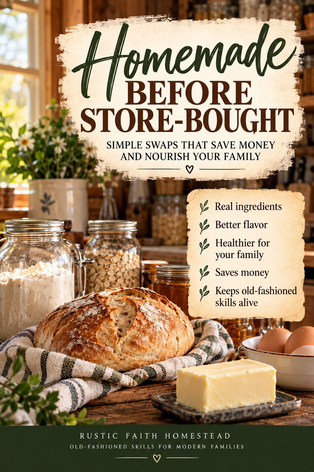 Homemade Before Store-Bought: Simple Old-Fashioned Swaps for a More Homemade Home

