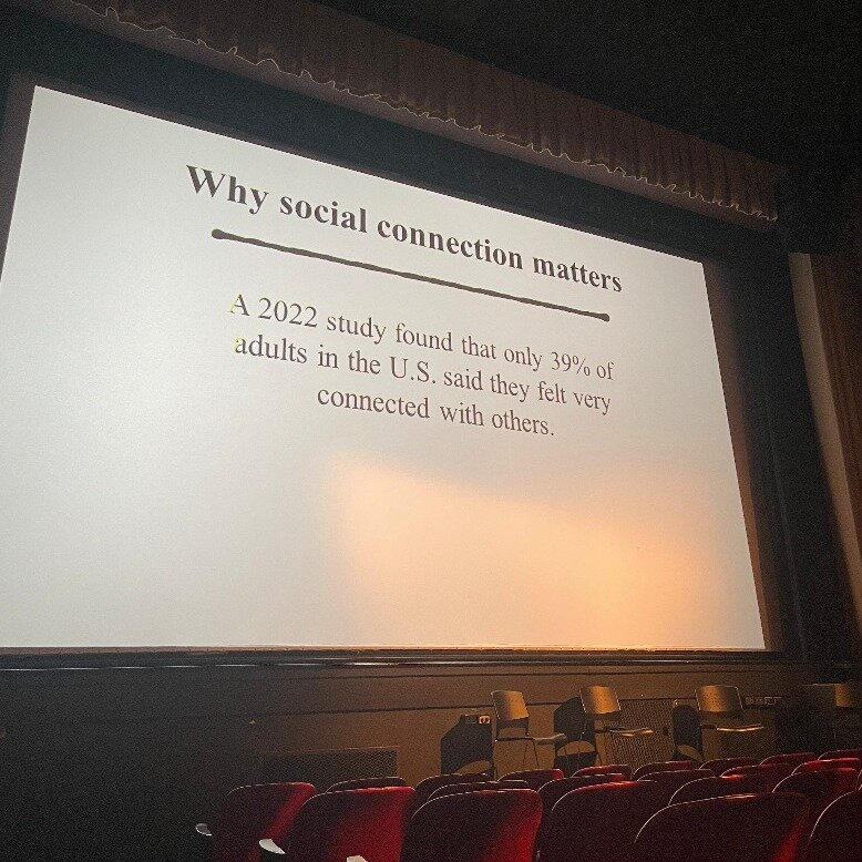 Last week we enjoyed watching the Great Disconnect with our community at the Knickerbocker Theater. Thank you to all who provided a meaningful discussion. #tbt #throwbackthursday #movie #community #creativeplacemaking