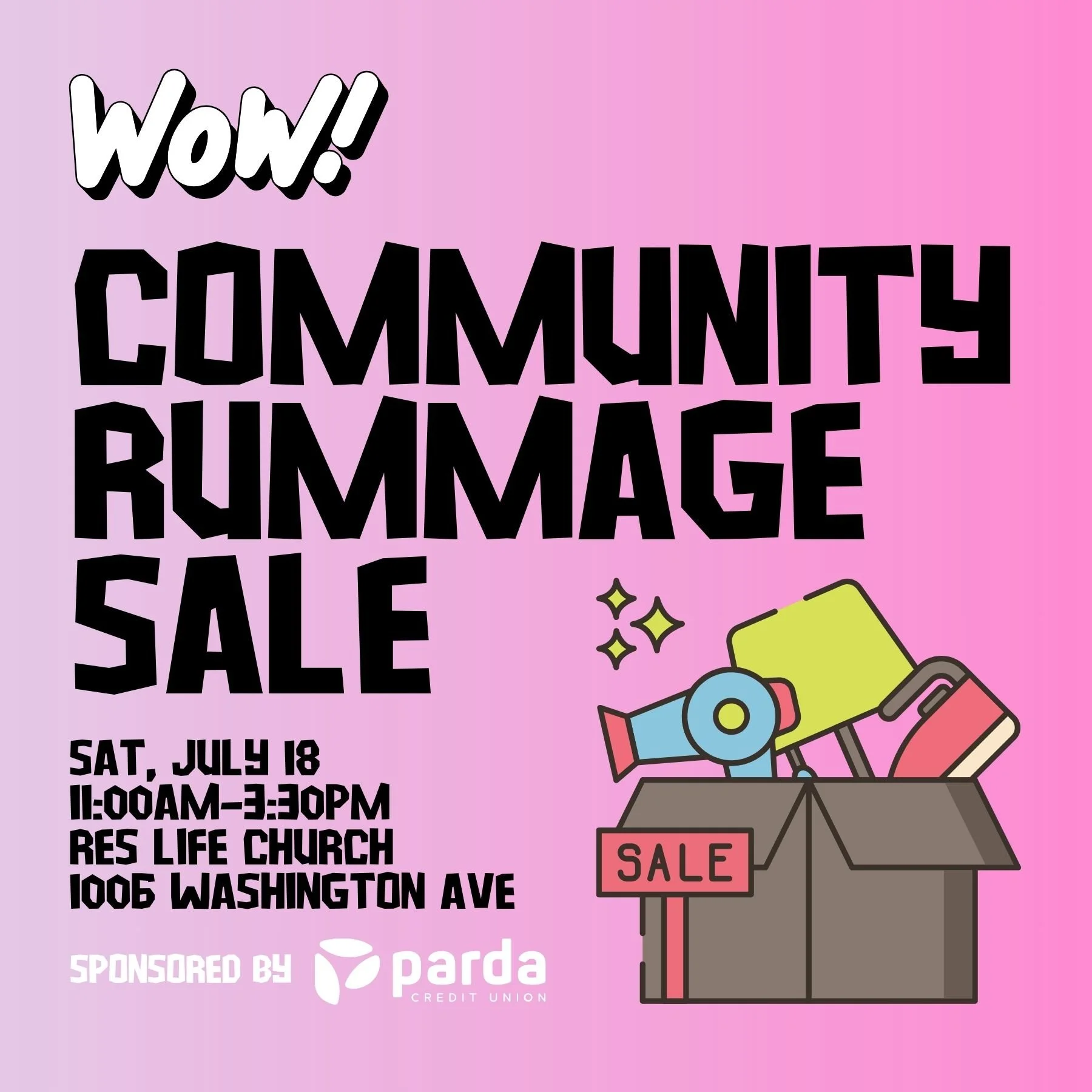 West of Washington Rummage Sale