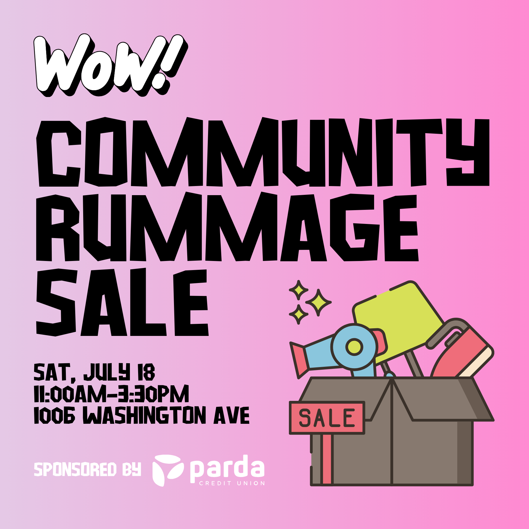 West of Washington Rummage Sale