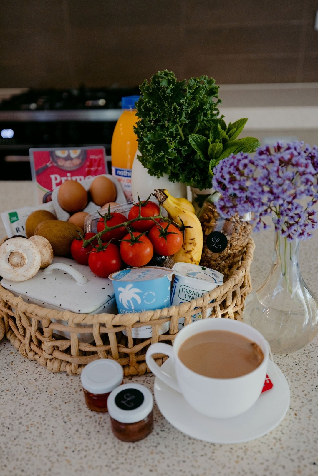 Rise and shine with our gourmet breakfast hamper! 🥐 🍓 Start your morning with a delicious selection of fresh ingredients for the perfect continental and cooked breakfast.

The perfect way to start your day!

#accommodationmargaretriver #margaretriv