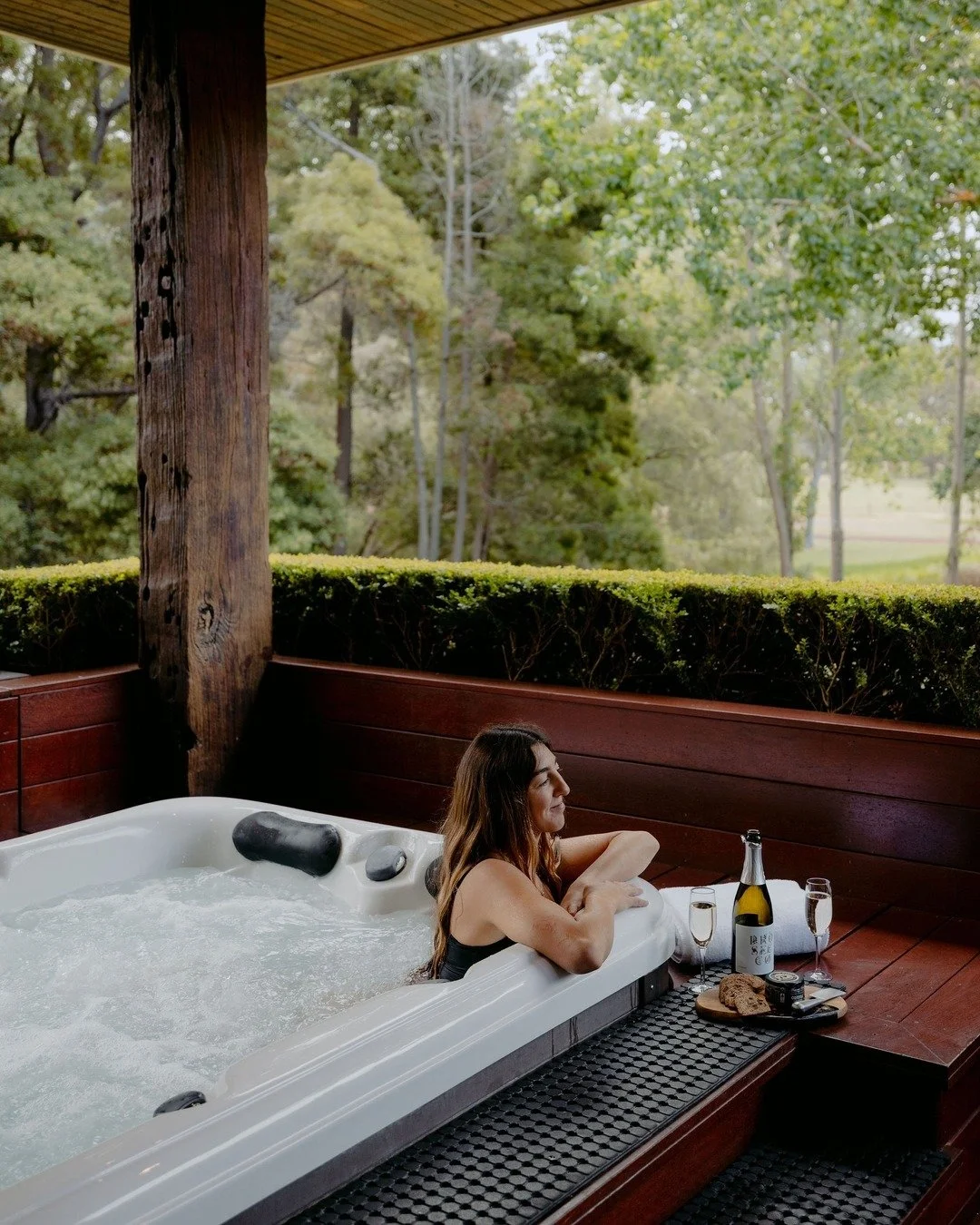 Soak. Sip. Switch off. 💭🍷
Tucked away on 66 acres of private bushland&mdash;yet just an 8-minute drive from Margaret River&mdash;Losari Retreat offers a luxury escape like no other.

Every villa features a private outdoor spa, eco fireplace, fully 