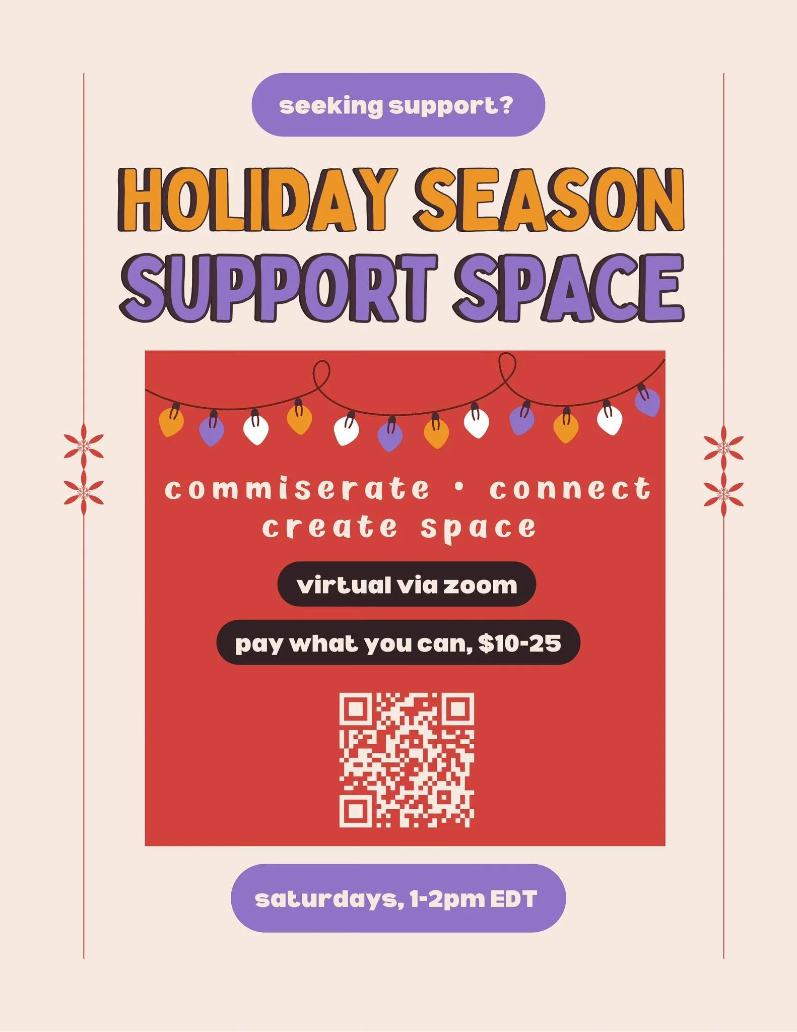 HOLIDAY SEASON SUPPORT SPACE