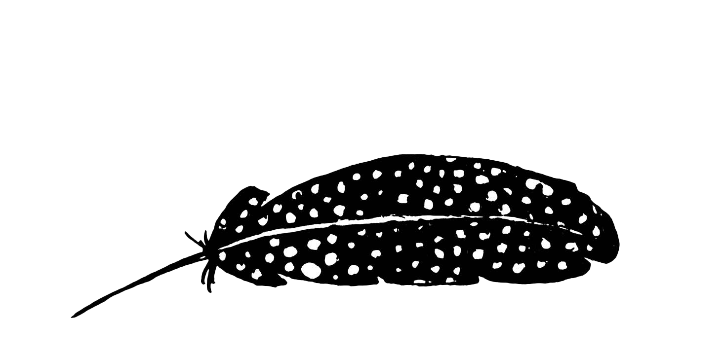 Ilustração de uma folha com manchas brancas, vista de lado.