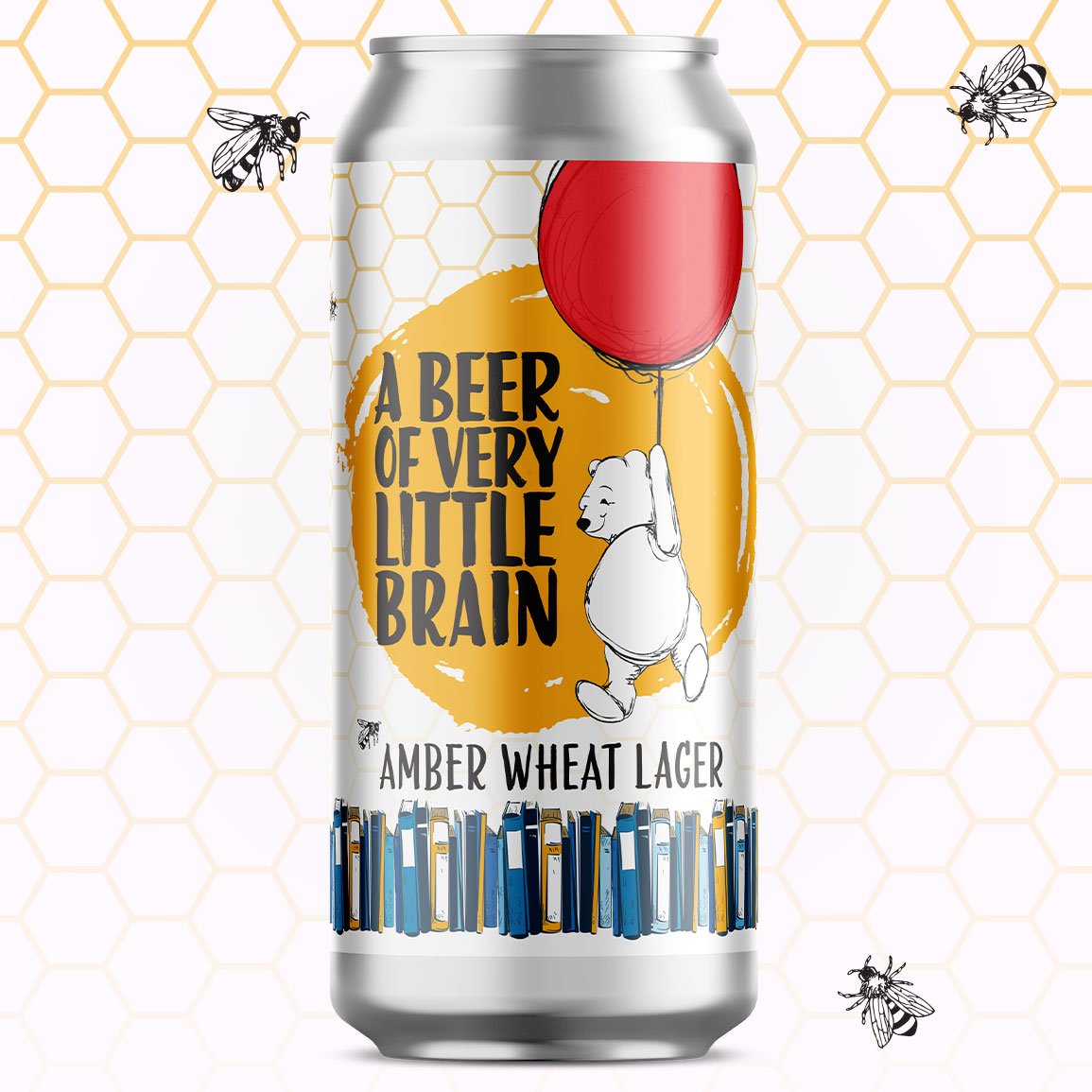 A Beer of Very Little Brain Amber Wheat Lager