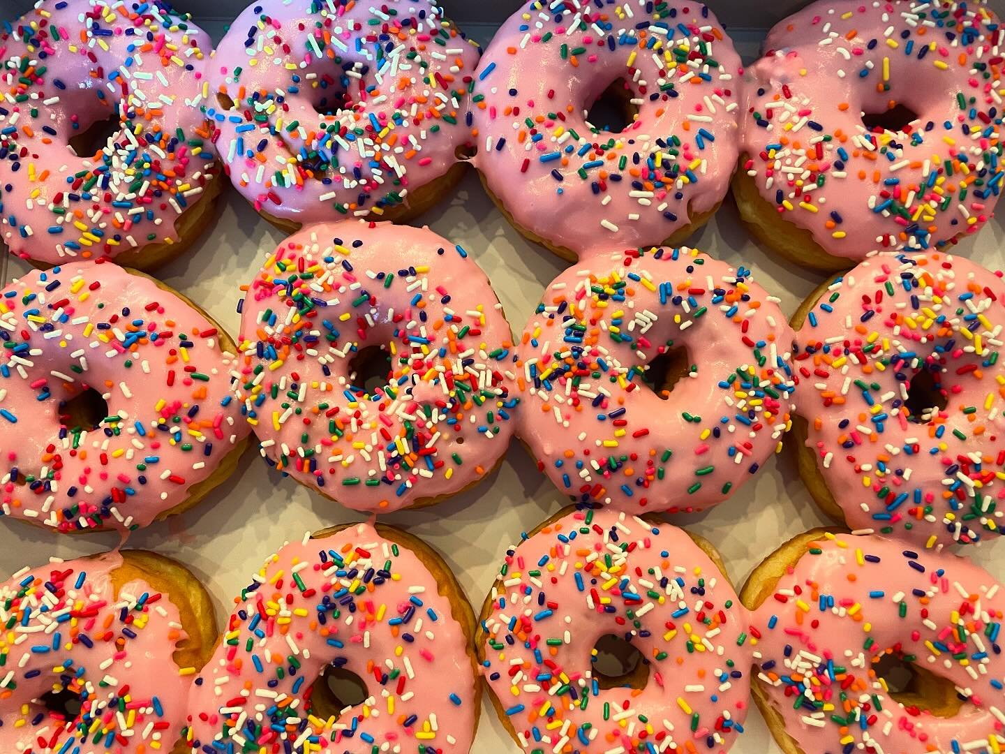 We have 24 Homer donuts for the first 24 people to come in for Simpsons Trivia tonight @7pm!