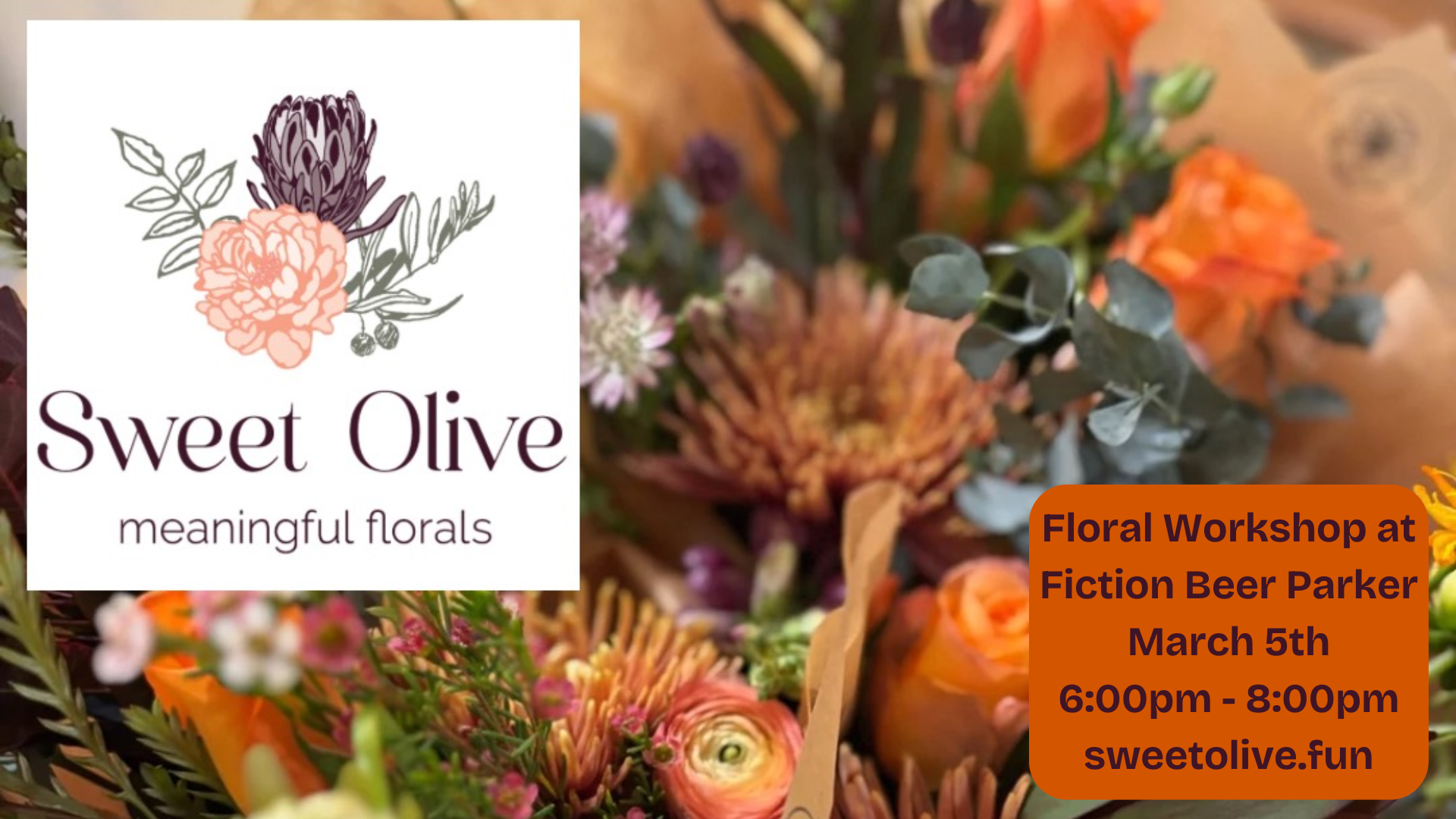 Blooms and Brews - Flower Workshop