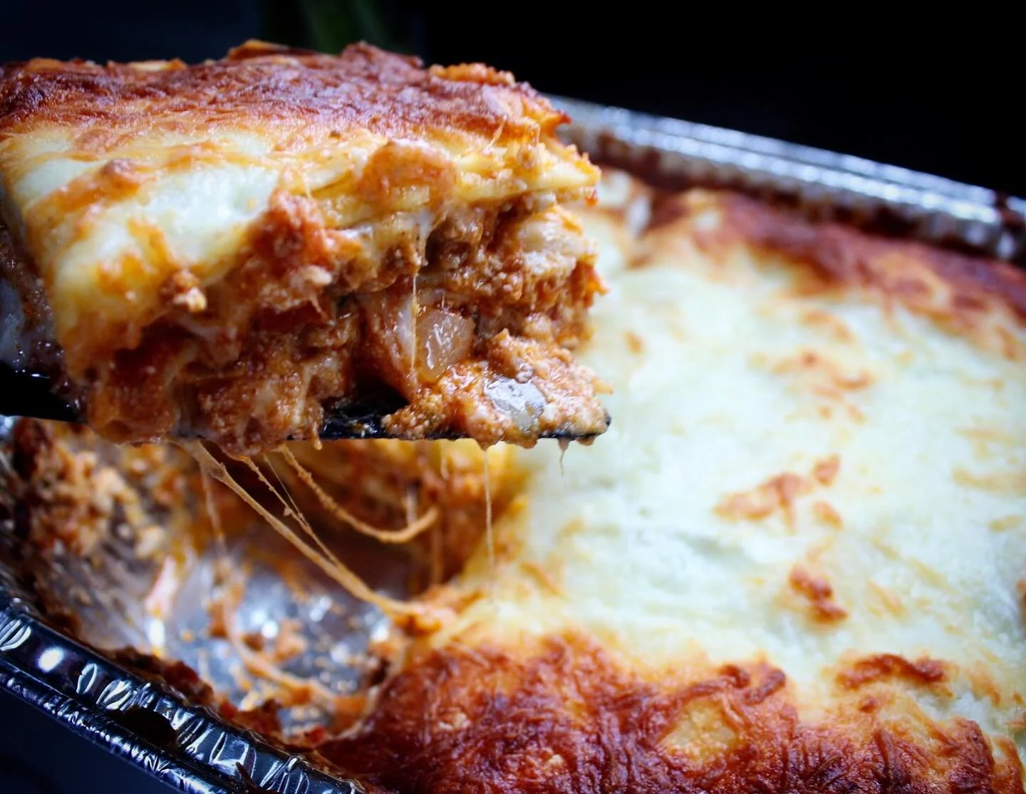 6lbs of heaven&hellip; Also known as our wholesale 9x13 Italian sausage lasagna! Give us a call to ask about our other wholesale lasagna like veggie, chicken, and more!