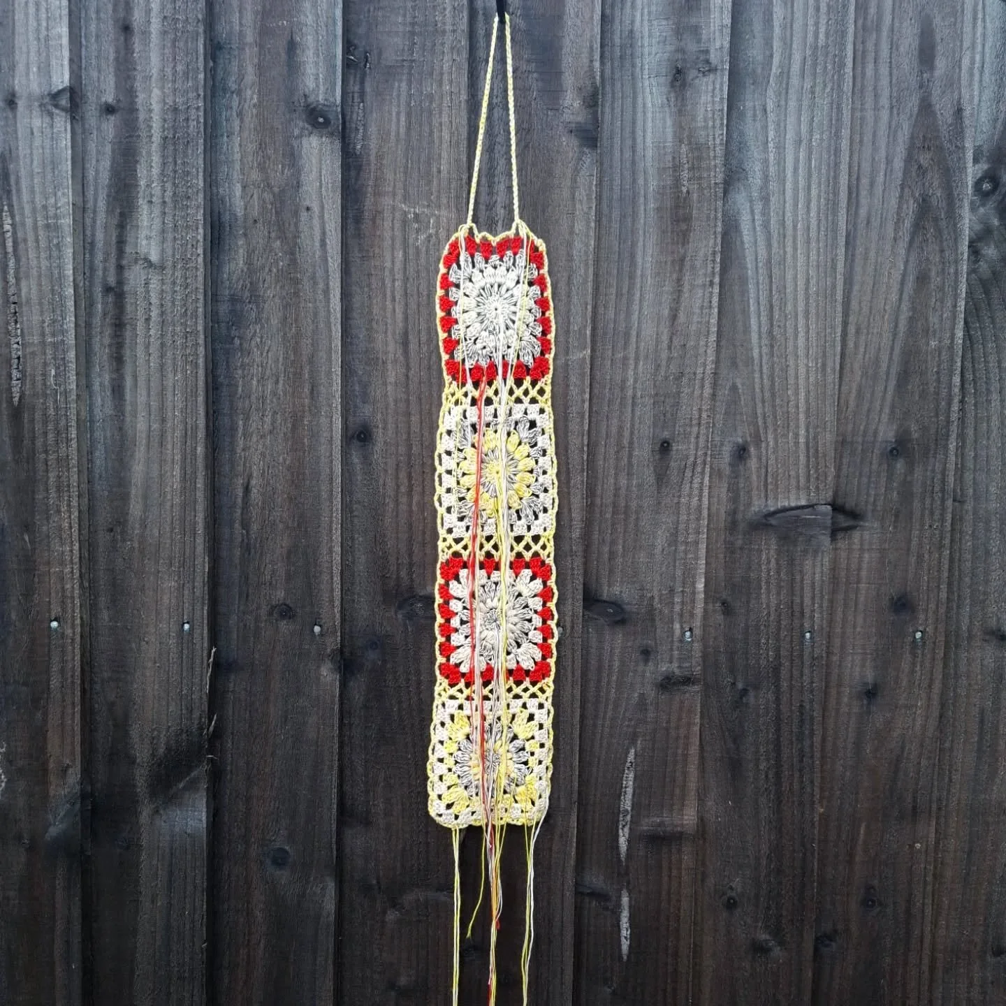 ○&bull;&deg;● Fading signs/sands &deg;&bull;○● part 4 of 4 

Handmade wall hanging made from 100% deadstock cotton 

Part of an ongoing project focusing on m love of the seaside and craft intertwining.

Available on my website- www.callyhughes-crafts