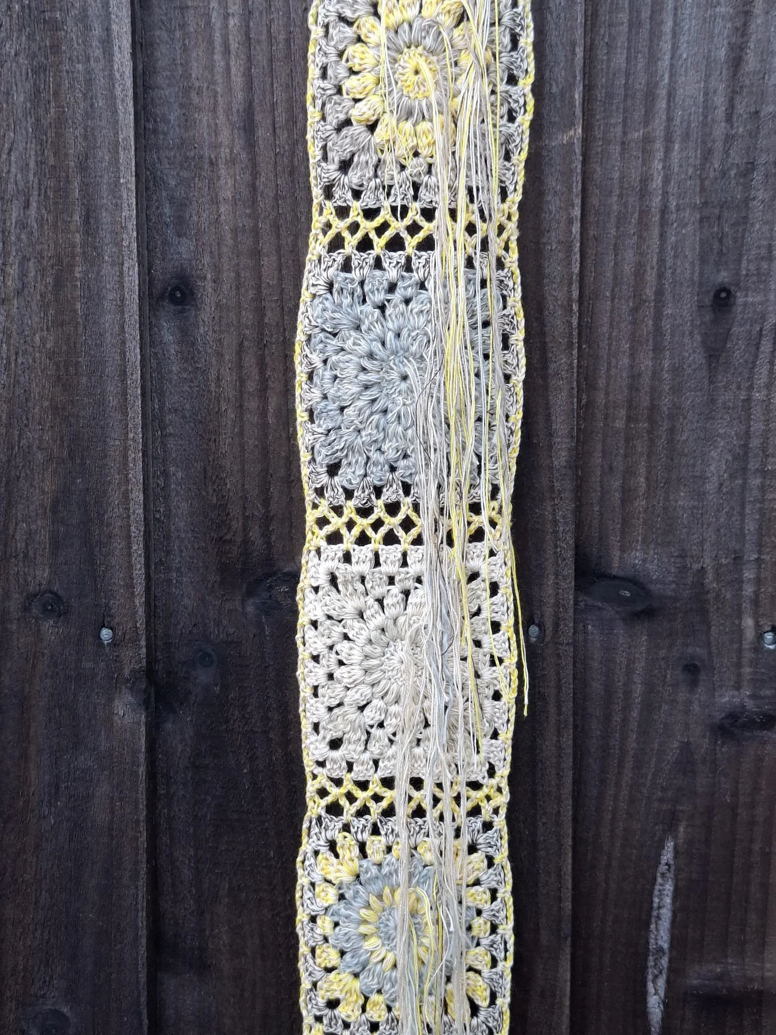 Fading signs/sands 2 (Fibre art wall hanging)