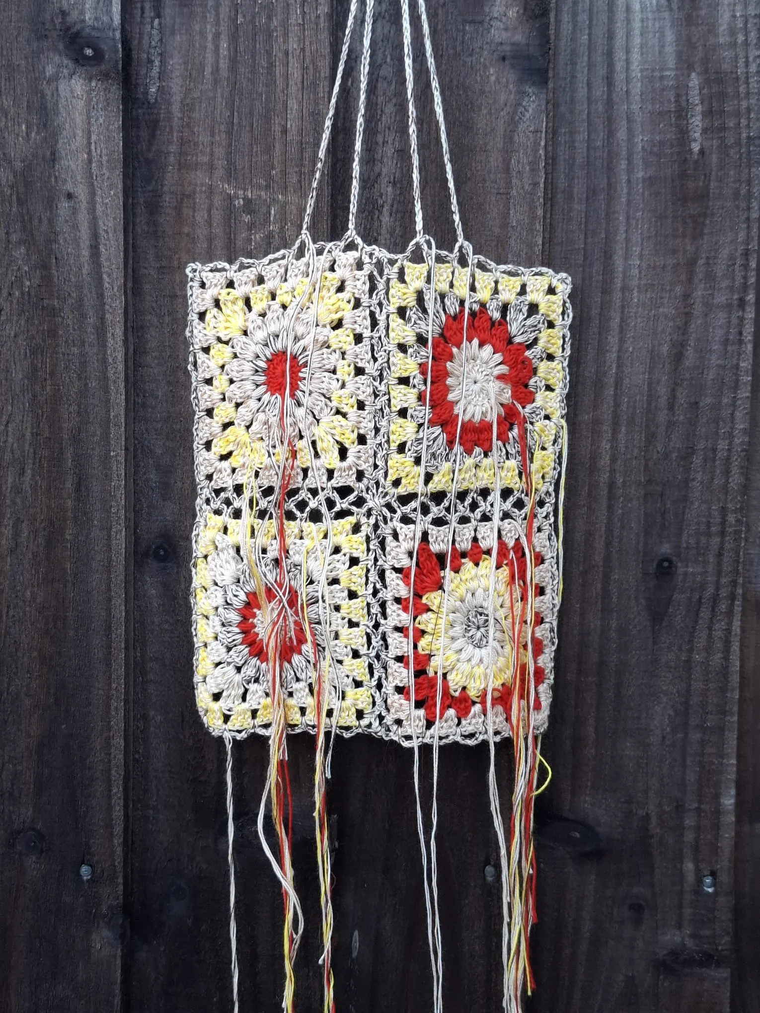 Fading signs/sands 3 (Fibre art wall hanging)