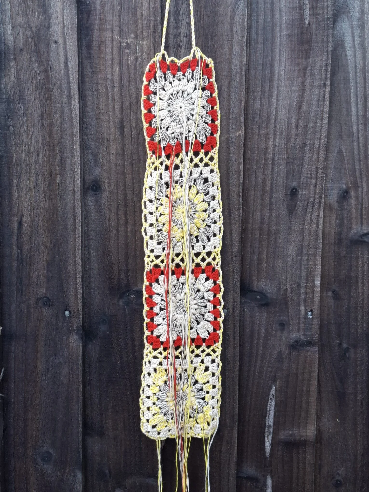 Fading signs/sands 1 (Fibre art wall hanging)