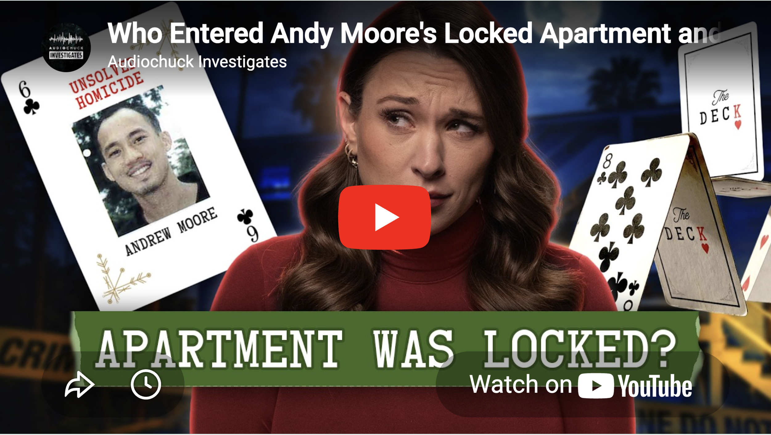 Who Entered Andy Moore's Locked Apartment and Killed Him?