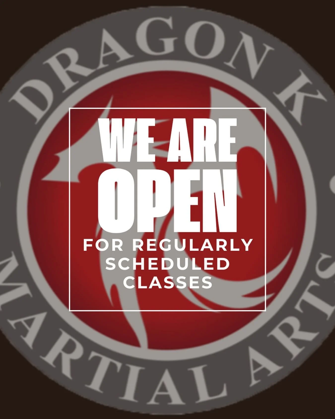 🚨 WE ARE OPEN FOR REGULARLY SCHEDULED CLASSES 🚨

If your family can safely get out of your neighborhood, we are open and holding classes as scheduled today.

⚠️ Please prioritize safety first.
If road conditions in your area are still unsafe, we co