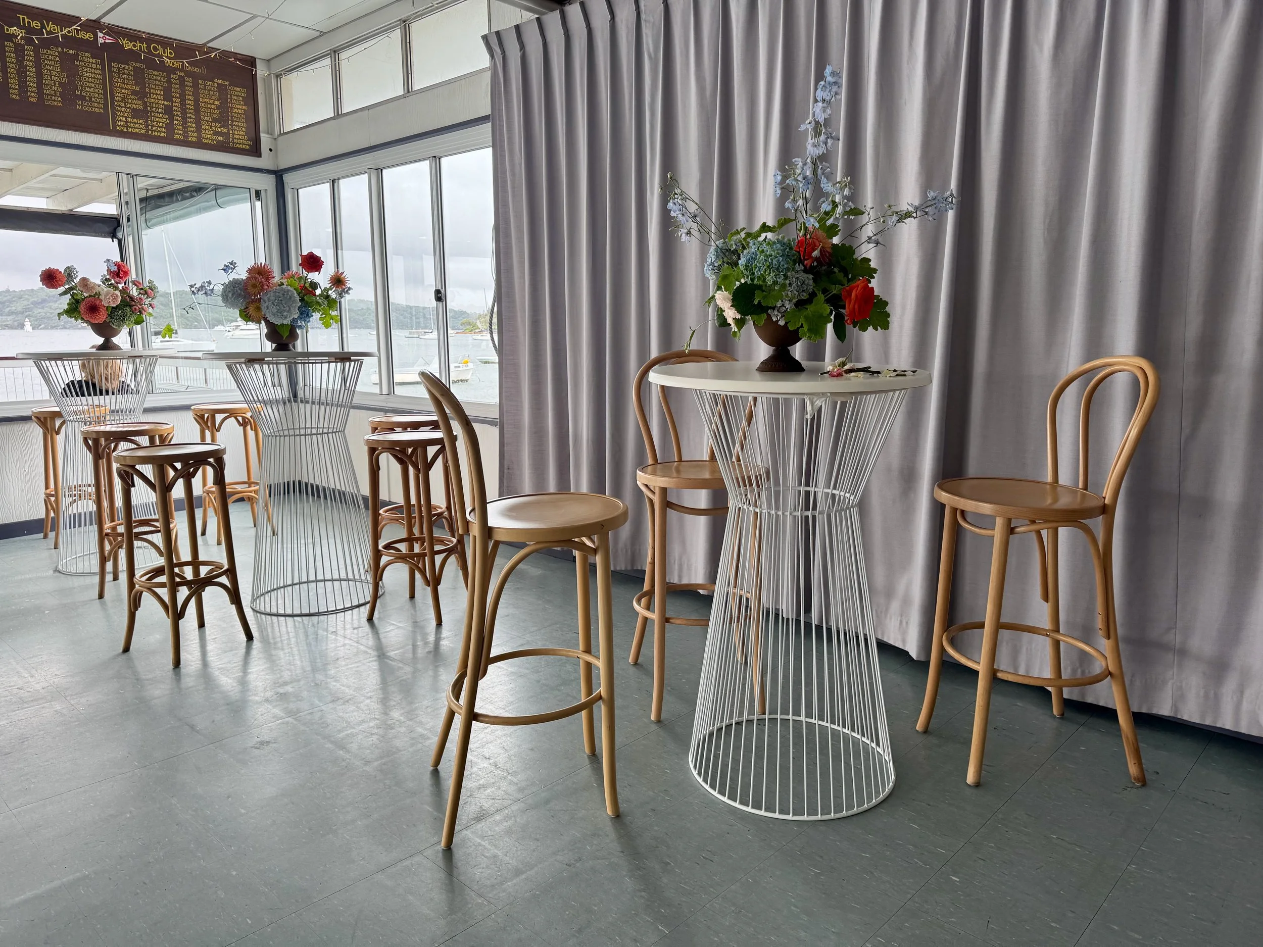 Natural Bentwood Bar Stool