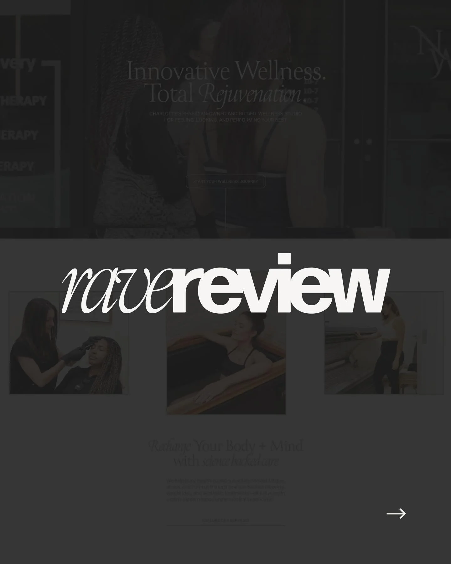 Rave Review!

&ldquo;I wish we found you months ago. I can&rsquo;t believe how amazing the process has been! It was quick and beautiful. Working with you has renewed my excitement about the business!&rdquo;
&ndash; Jennifer, Nova Wellness

This is ex