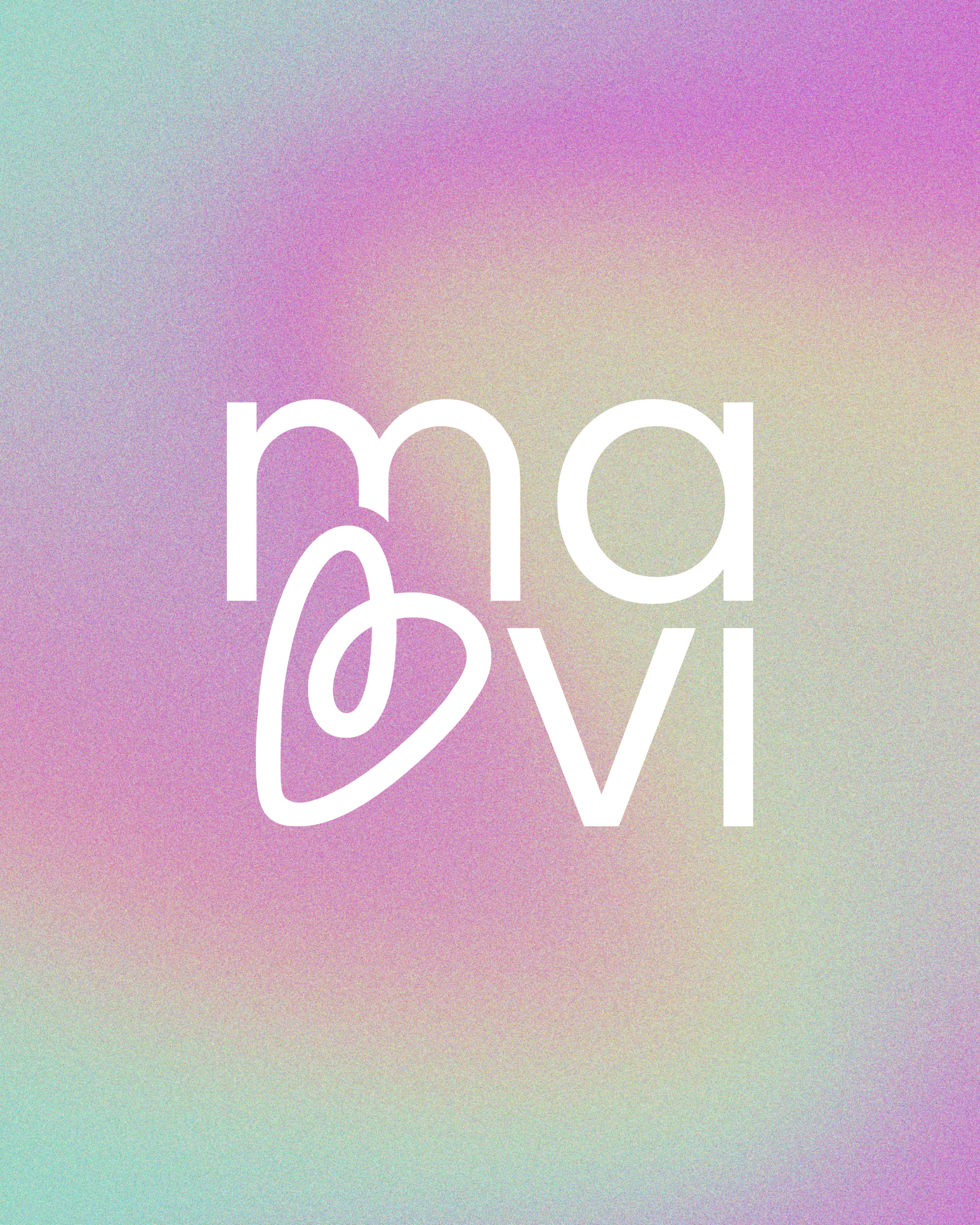 Colorful background with large white text that says 'more beauty'.