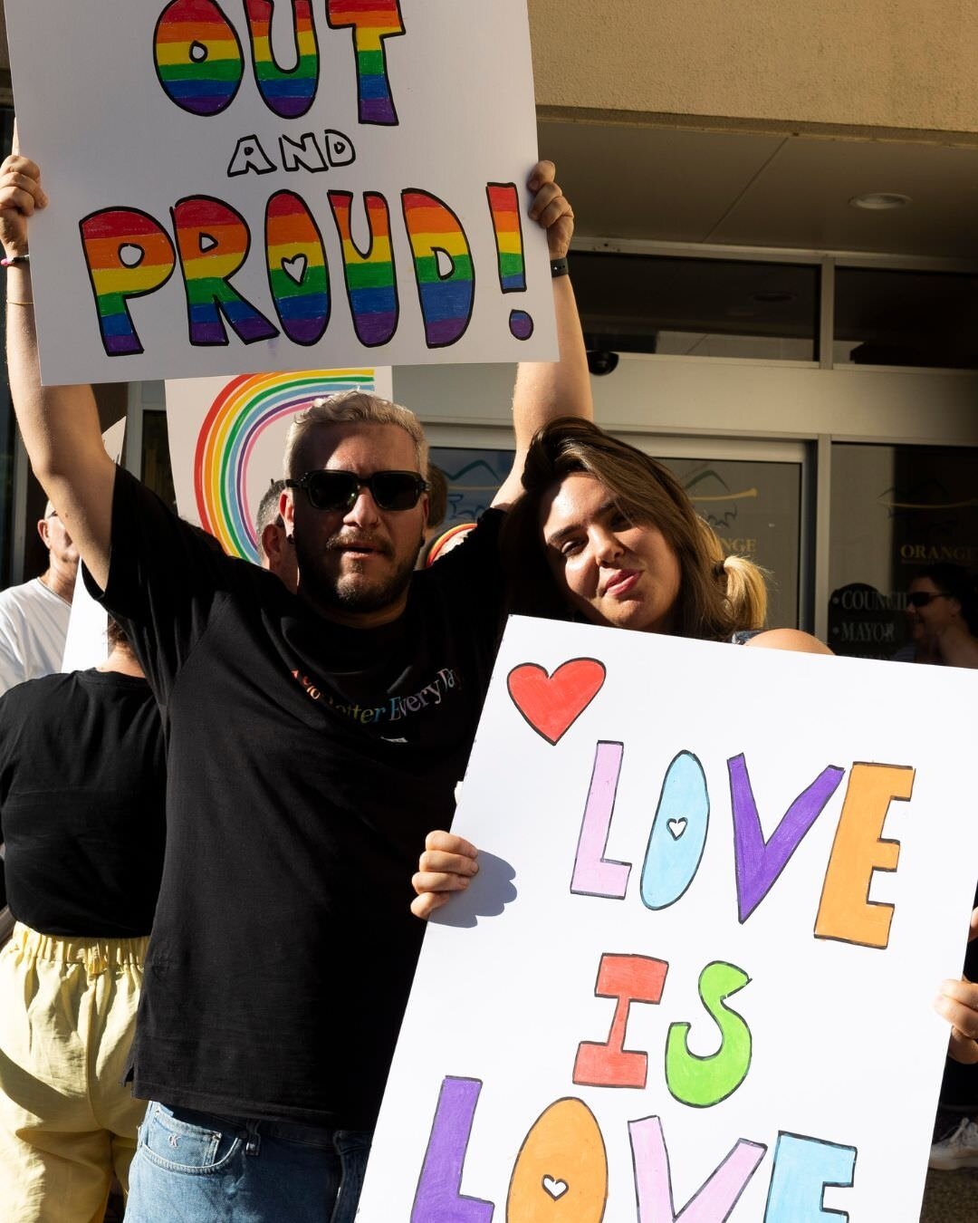 I am so proud of our community tonight. In the past 4 days, over 4800 people signed a petition to protest the cancellation of the Rainbow Festival, a celebration of our LGBTIQ+ community and over 200 people crammed into the @orangecitycouncil chamber