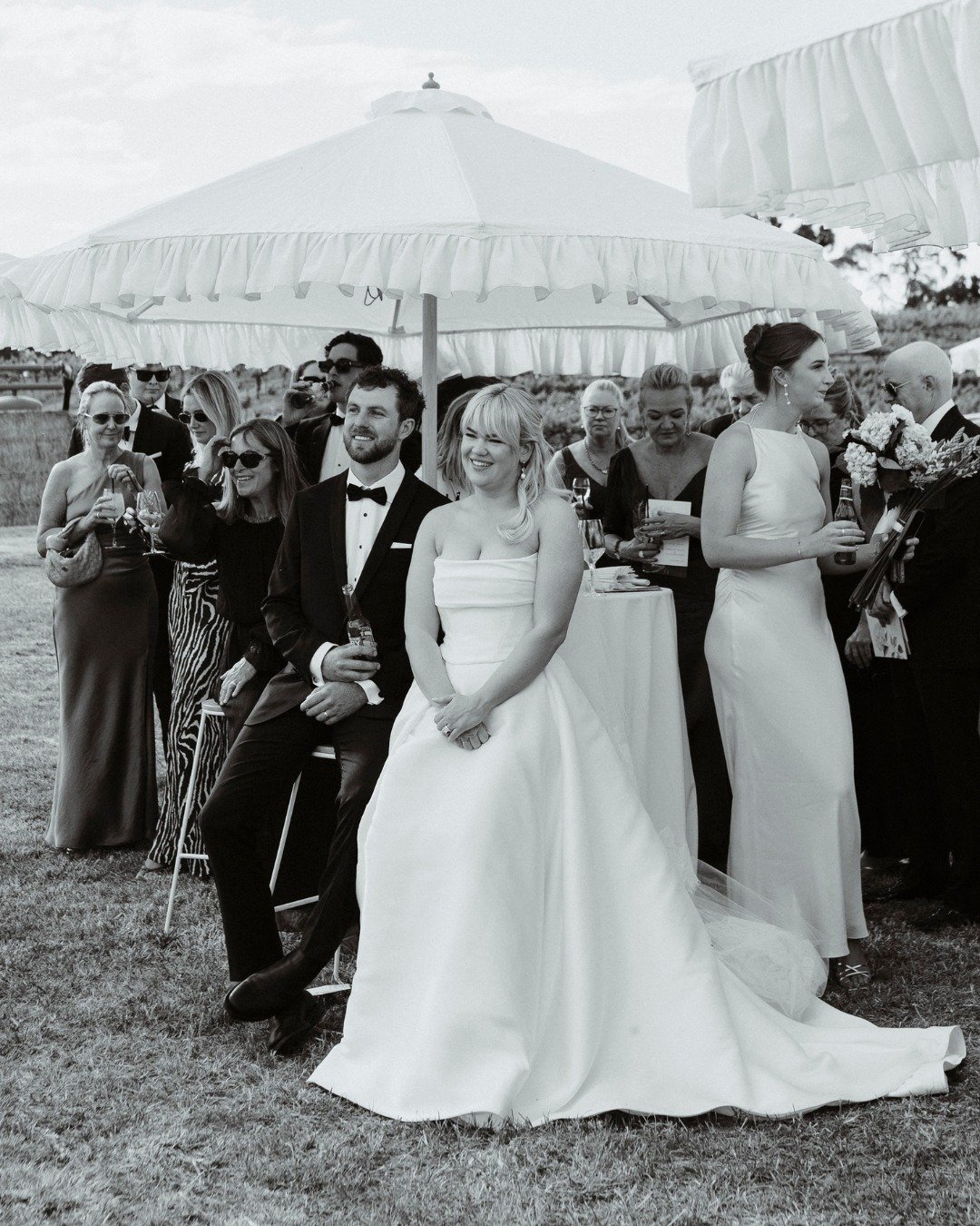 Rolling hills, a hilltop ceremony and the kind of love that feels effortless.

Hermione &amp; Ollie were married just outside Orange at @banksia_orange &mdash; wind in Hermione&rsquo;s veil, nerves turning into the biggest smile on Ollie&rsquo;s face