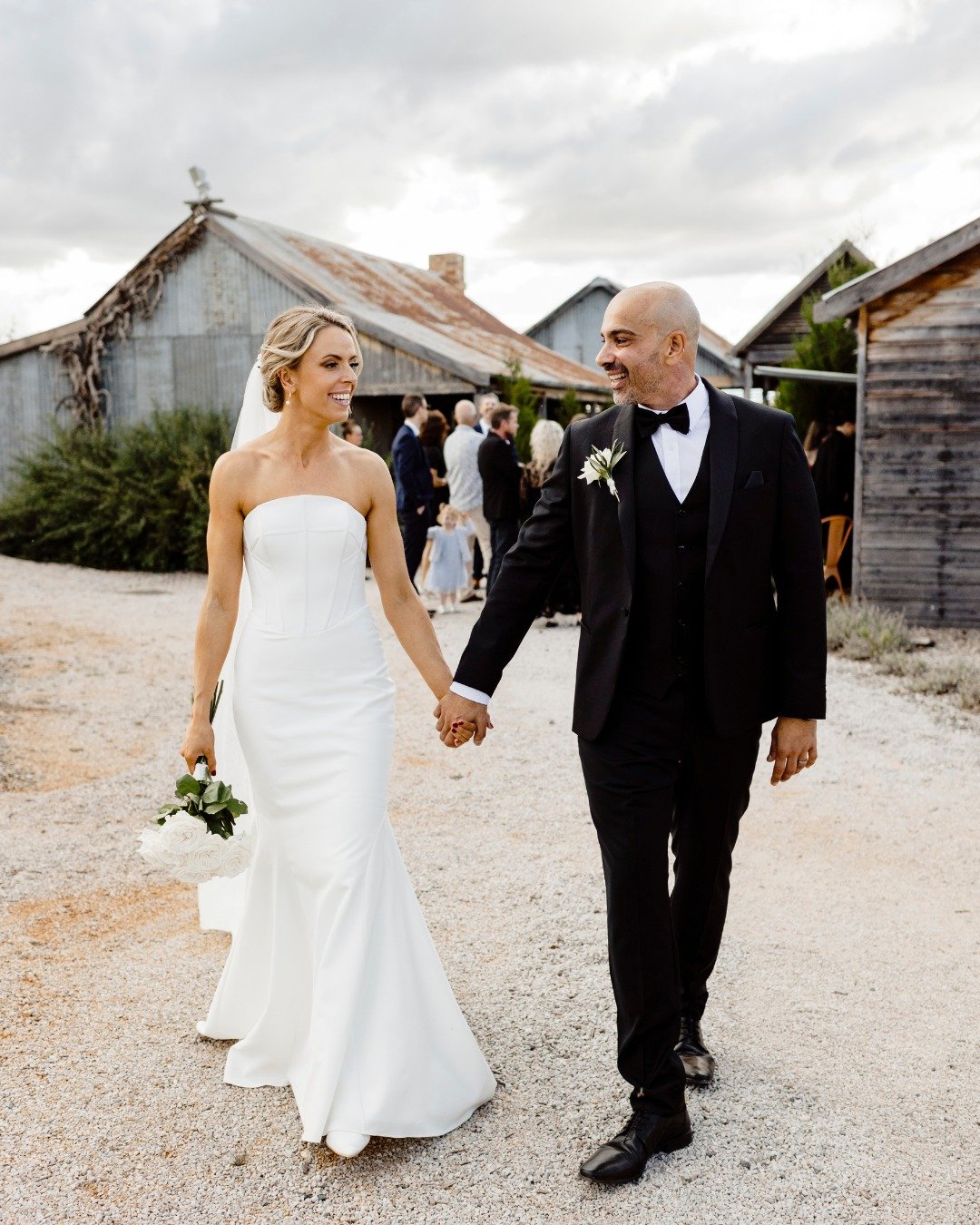 Karina &amp; Evan &mdash; what a wedding! 🖤
Black-tie elegance, Greek dancing, heartfelt speeches, and so much love surrounded by the best family &amp; friends. ✨ @philipshaw_weddings_events looked incredible!
⠀
Vendors:
Florals &amp; Styling @bespo