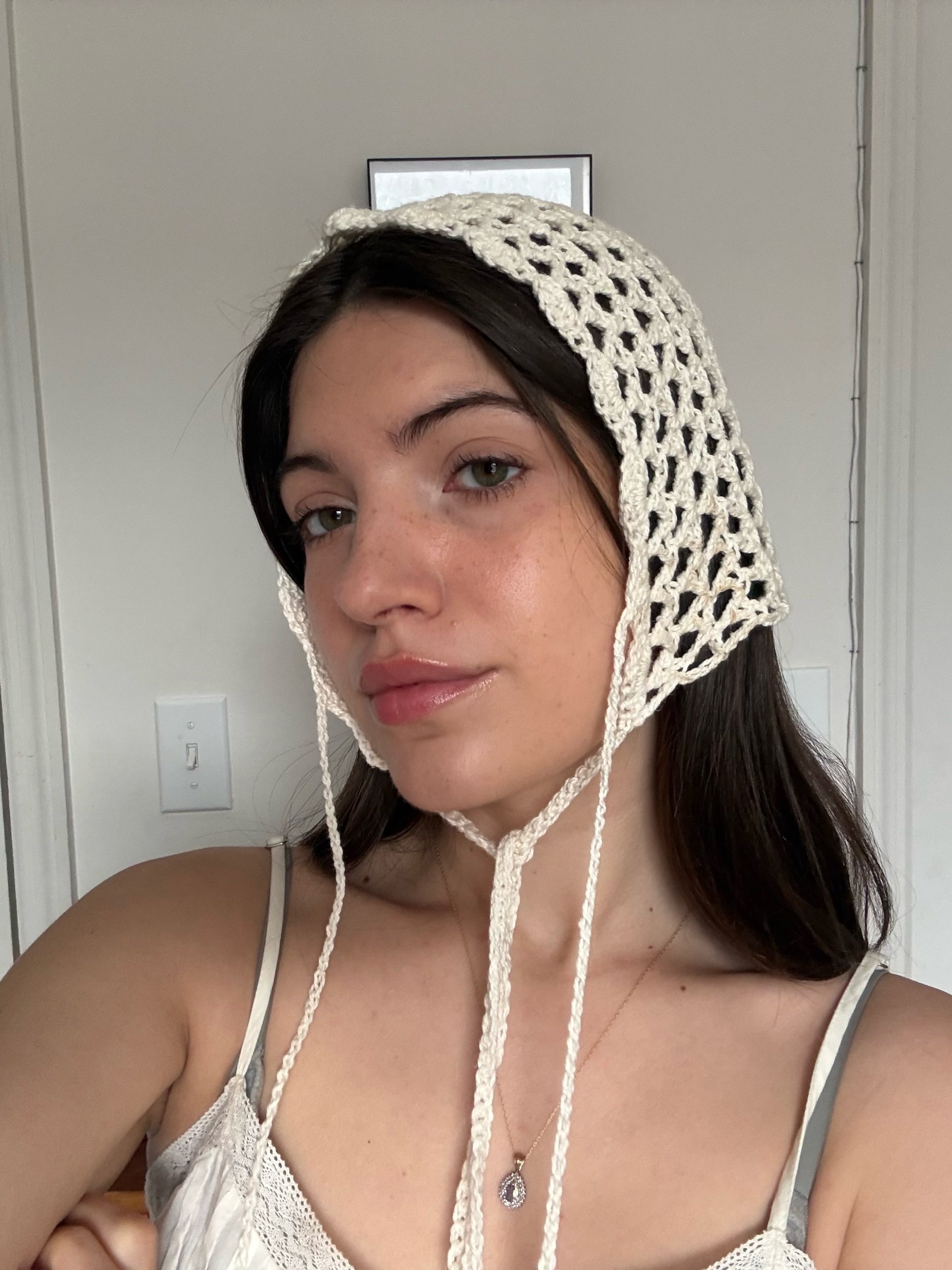 Lace Bonnet - Ivory