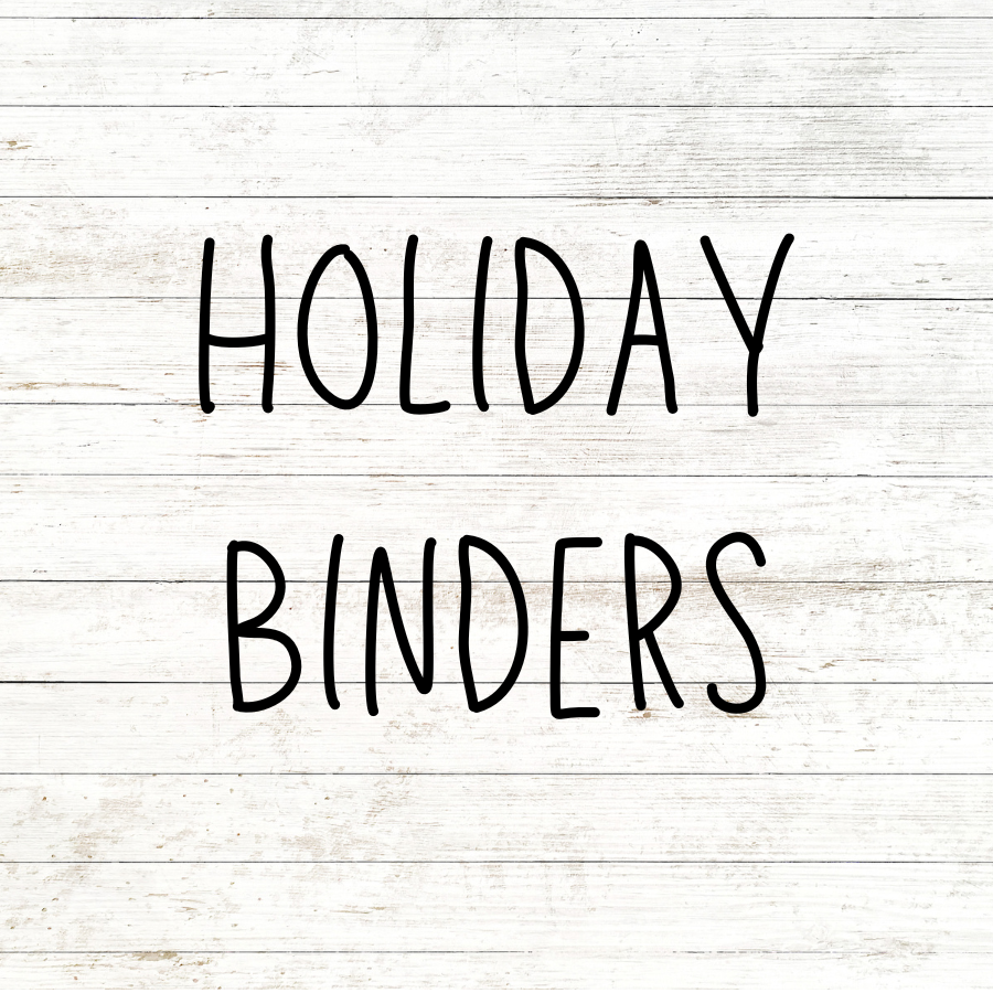 Holiday BInders
