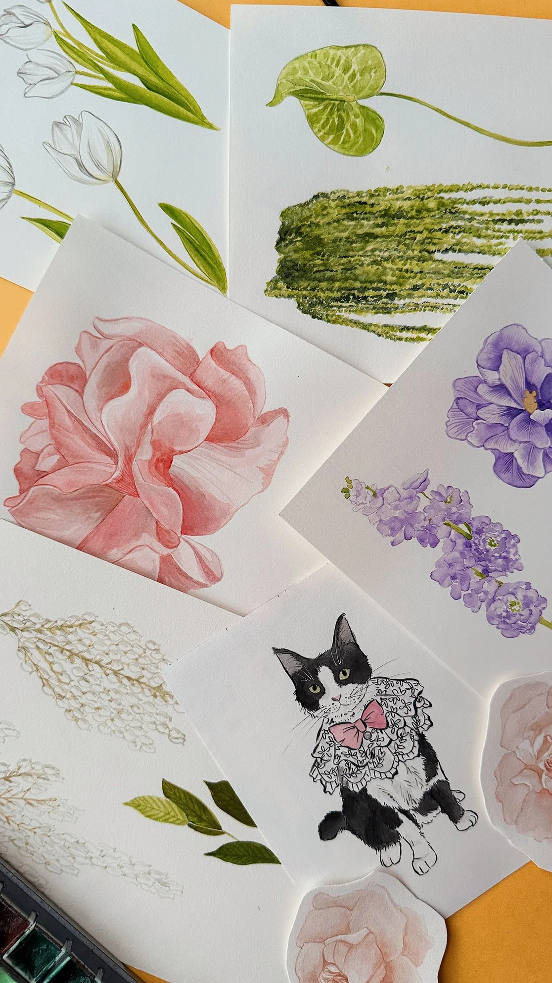 Belinda Xia's custom portrait sketching