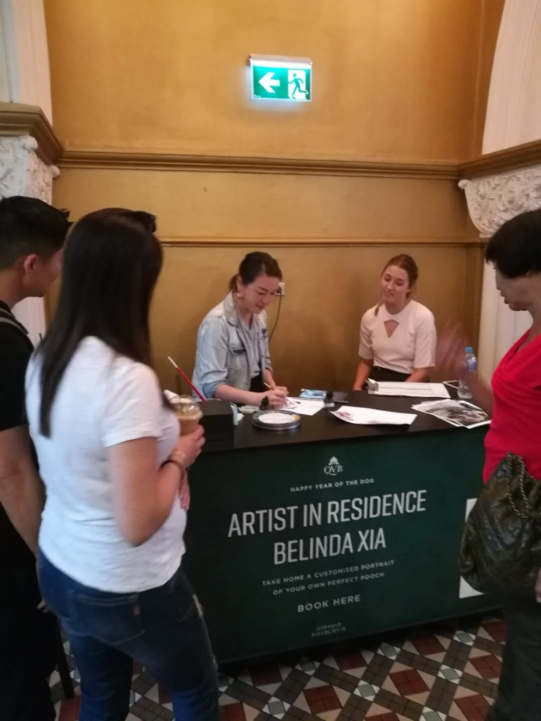 Live Illustrator Belinda Xia at The QVB