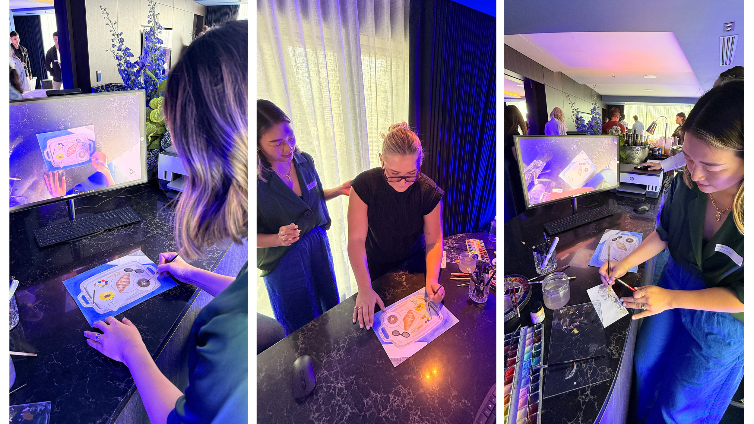 Behind the Scenes of My Live Illustration Collaboration with HP!