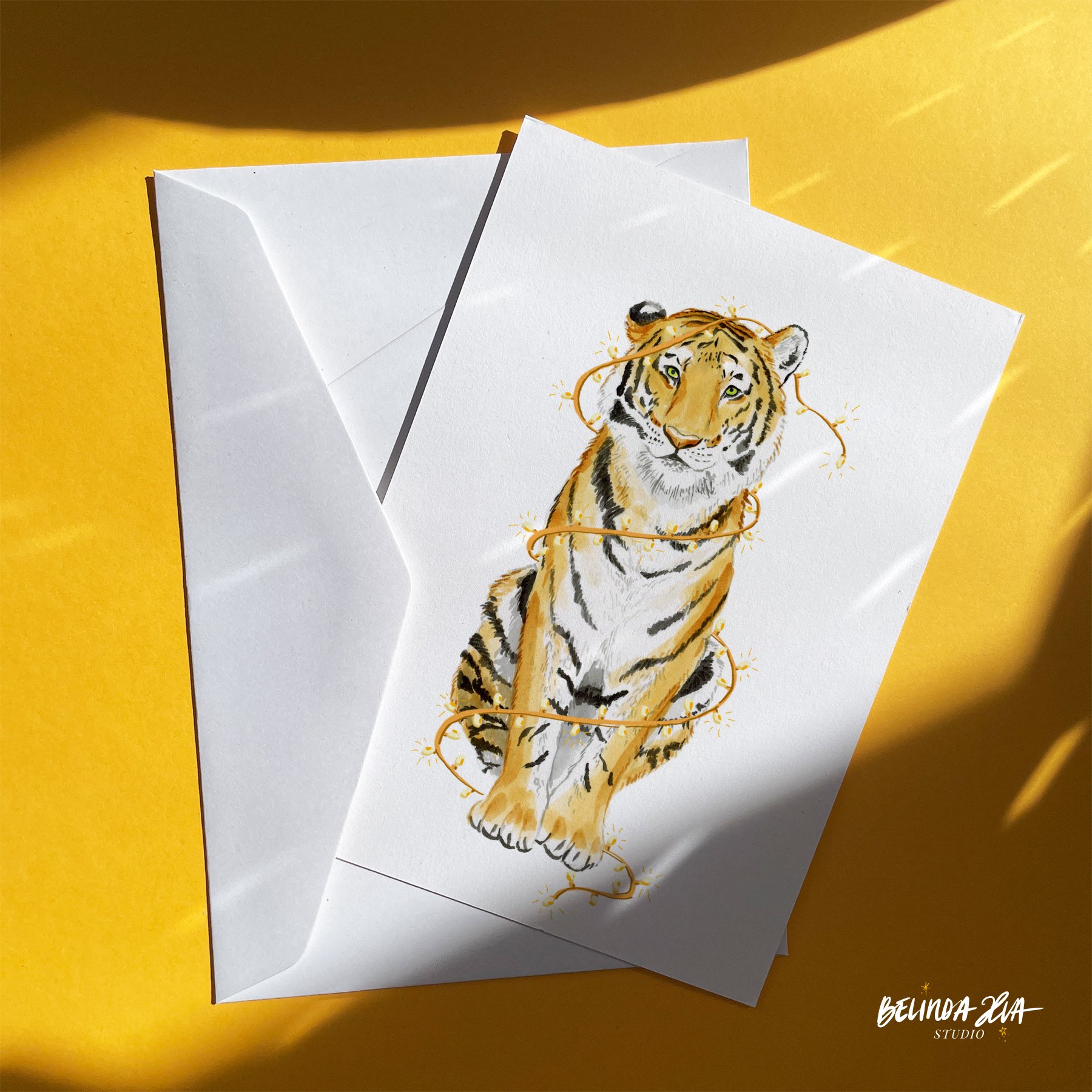 A Roaring Christmas | Greeting Card