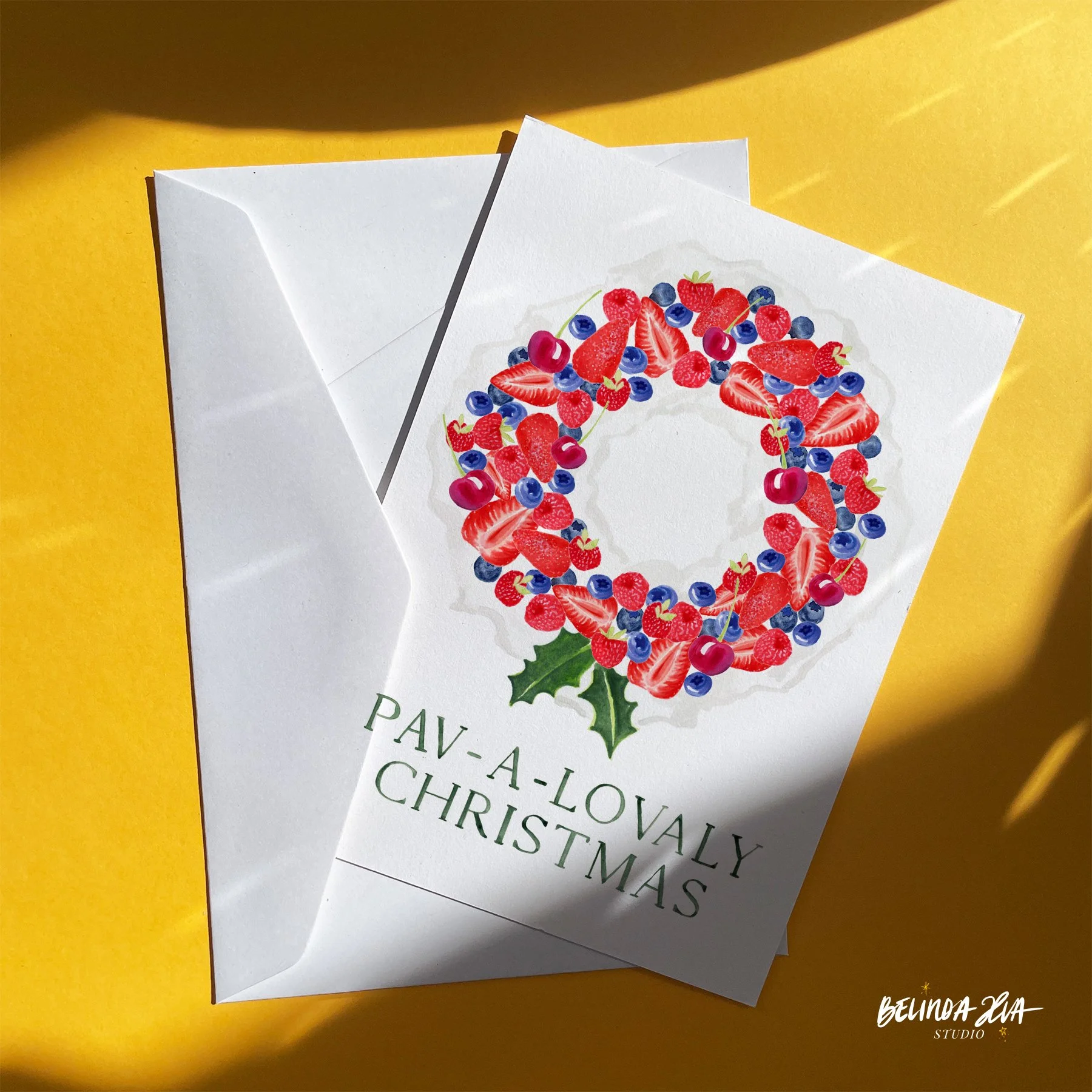 Pav-a-lovaly Christmas | Greeting Card
