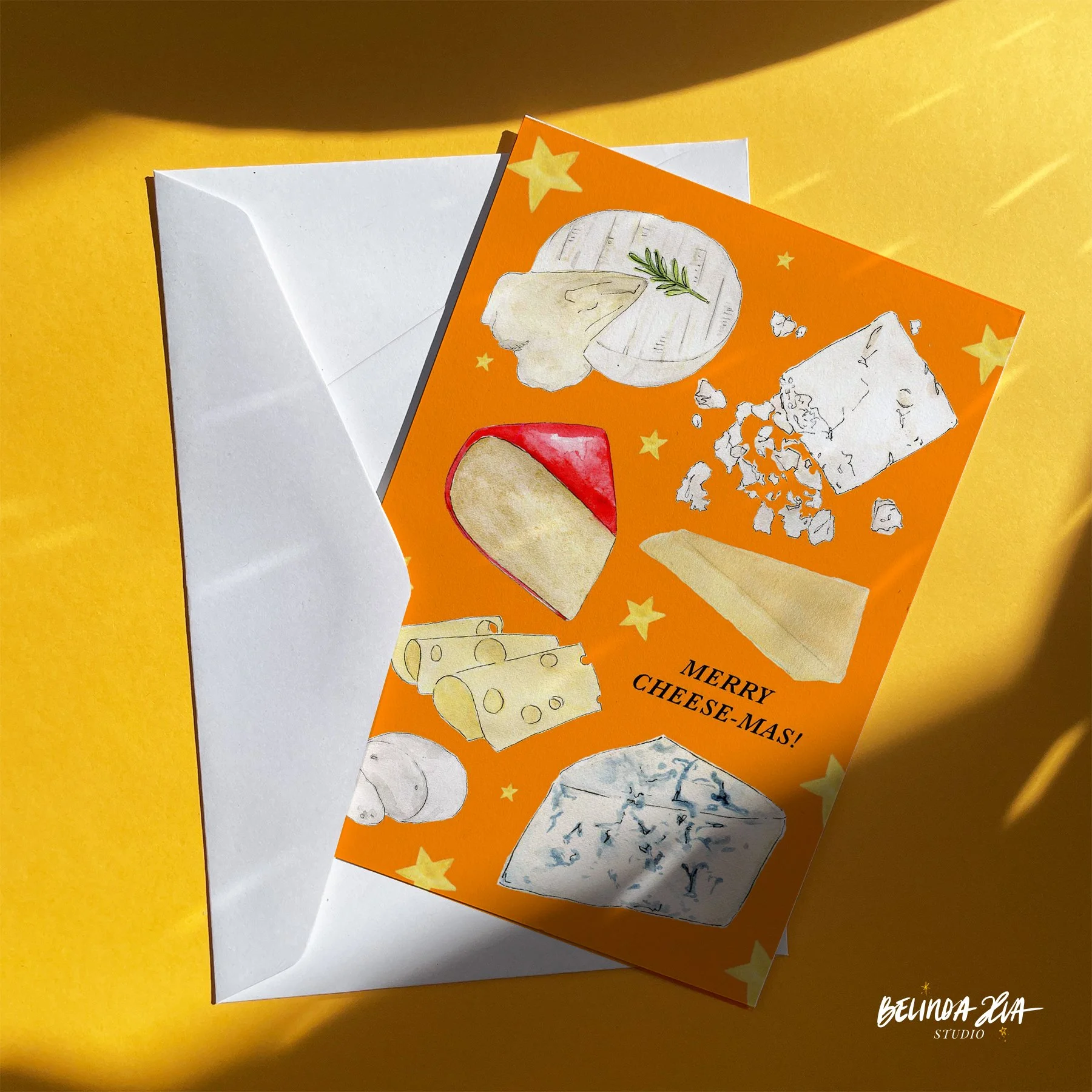 Merry Cheese-mas | Greeting Card